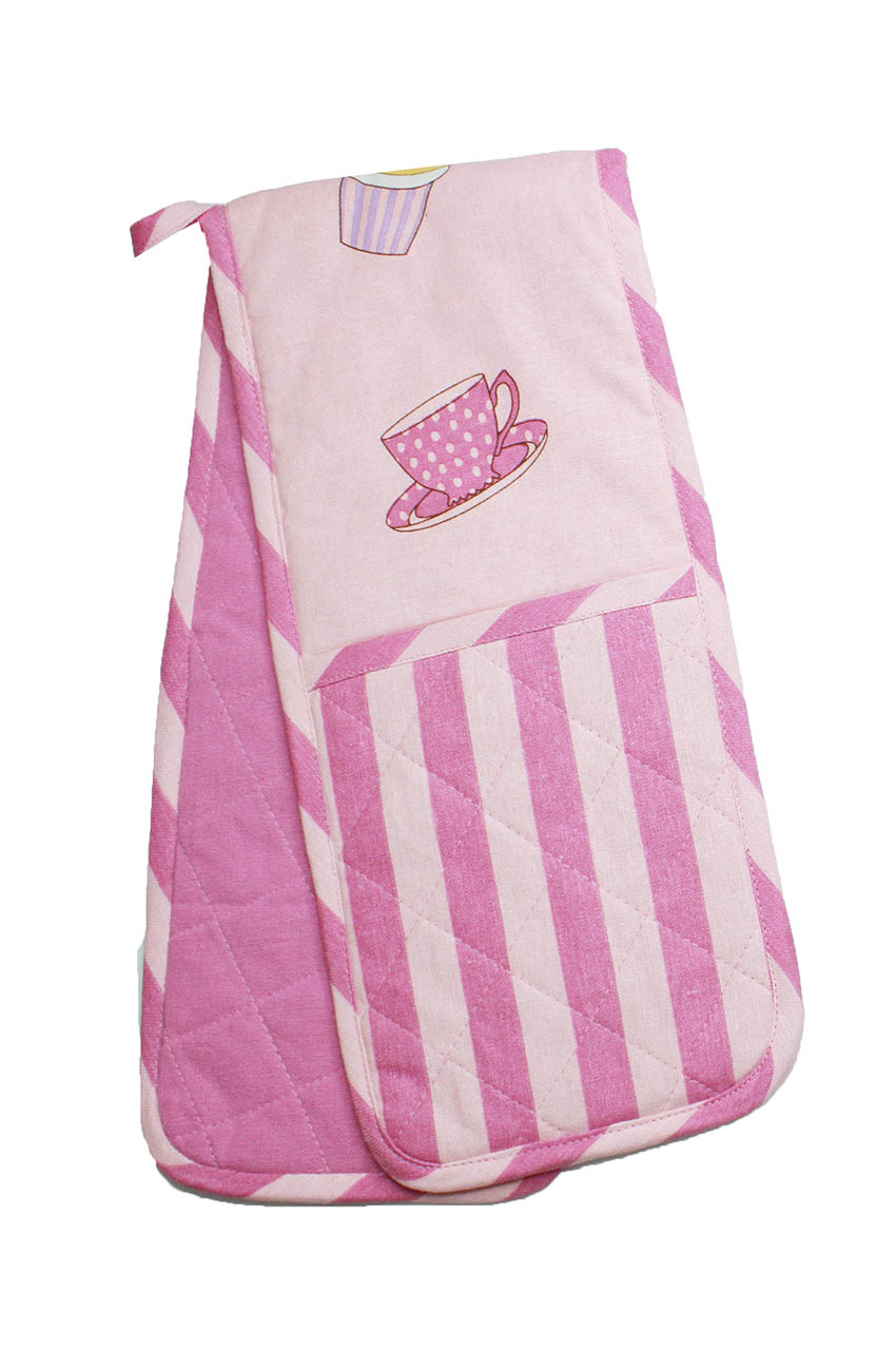 Cup Cake Double Oven Mitten